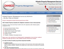 Tablet Screenshot of danscopropertymanagement.com